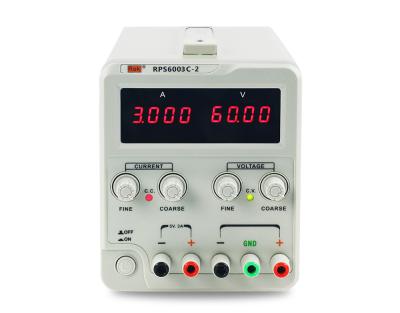 China 60V 3A RPS6003C-2 Adjustable LED Display Regulator DC Power Supply Laboratory Power Supply for sale