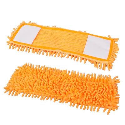 China Durable Replacement Microfiber Mop Head Fit Flat Spray Mops Household Cleaning Tool House Floor Dust Mop Washable Refill Pad for sale