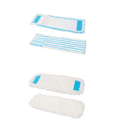 China Durable High Quality Refill Fit Replacement Flat Head Mop Microfiber Squeeze Wipes Washable Household Cleaning Tool Replacement Parts Wipe Pad for sale