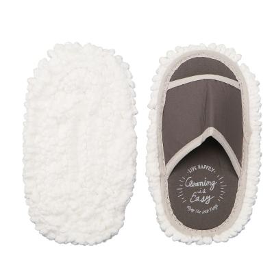 China 2021 New Sustainable Soft Comfortable Cleaning Slippers Wipe Functional Fur Slippers For Woman And Man for sale