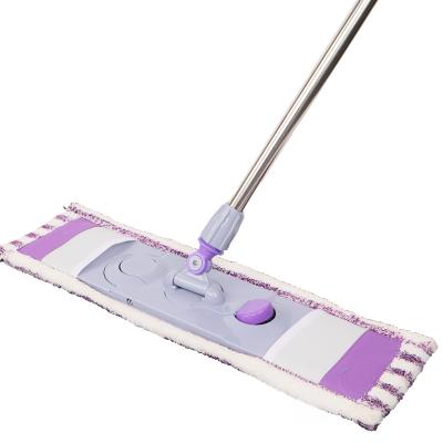 China 360 Degree Sustainable Floor Microfiber Cleaning Crawler Flat Mops Ceiling Cleaning Adjustable Mop for sale