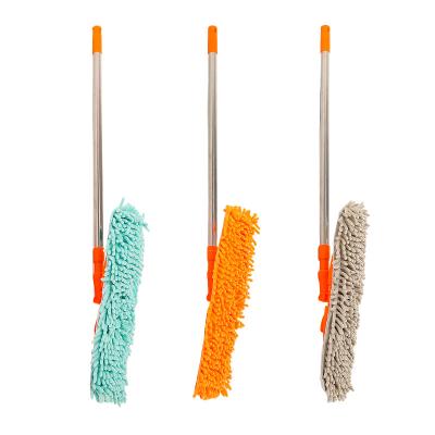 China 18 Inch Microfiber Car Mop Sustainably Hand Wash Brush Free Flat Mop Pads for sale