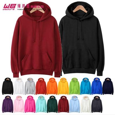 China Wholesale custom high quality plain white cotton anti-pilling hoodies comfort men's 100% black hoodies clothing hoody for sale