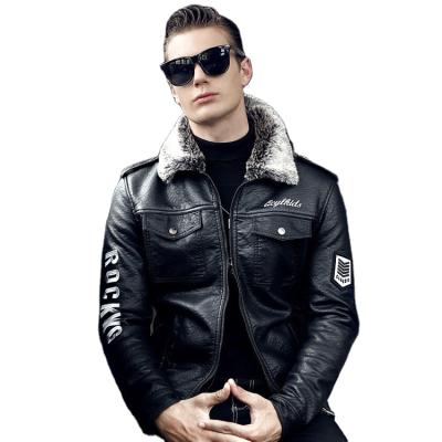 China Winter QUICK DRY High Quality Men's Leather Jacket Men Plus Size Jackets Coat Biker Jacket For Men for sale