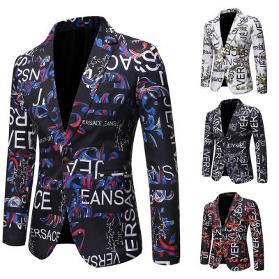 China Anti-wrinkle wholesale men's blazer slim men's fancy performance suits casual blazer for men for sale