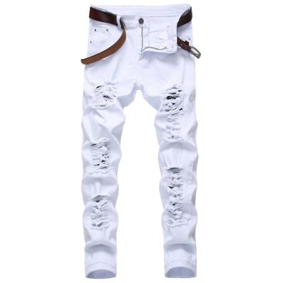 China Wholesale viable mens hip hop jeans pants mens biker jeans ripped jeans pants for men for sale