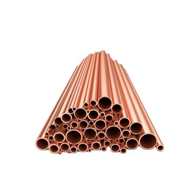 China Air conditioners High Quality Copper Tubes Excellent Performance High Conductivity Purple Copper C11000/T2 Copper Tube for sale