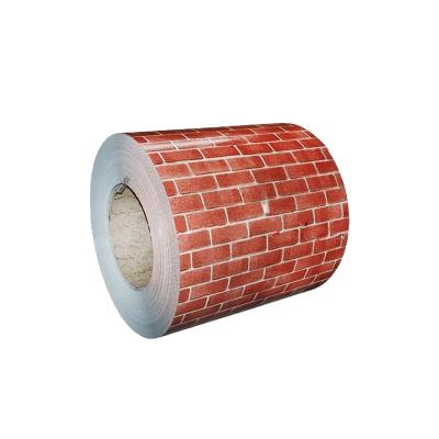 China Making pipes Colorful galvanized PPGI steel coil decoration excellent anti-aging wood grain printed ppgi steel coil for sale