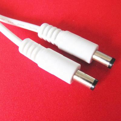 China Male Construction DC To Male 5.5x2.1mm Power Adapter Cable for sale