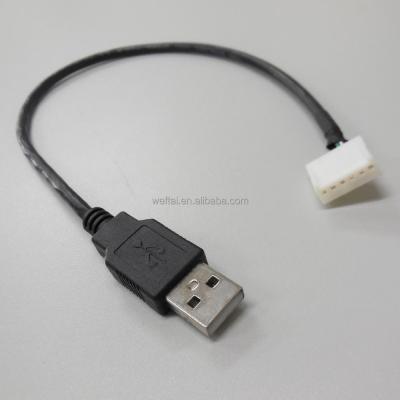 China Usb wire harness 2510 6 pin usb connector part for sale