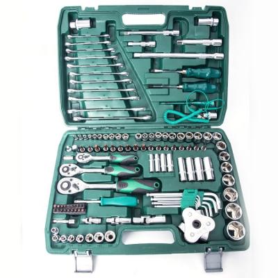 China 121pcs Car Repair Tool Kit Set Mechanic Tools With Wrench for sale