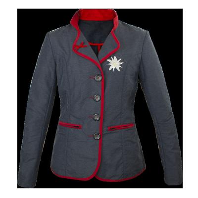 China Embriodery Women's Ladies Trachten Jacket Office Wear for sale