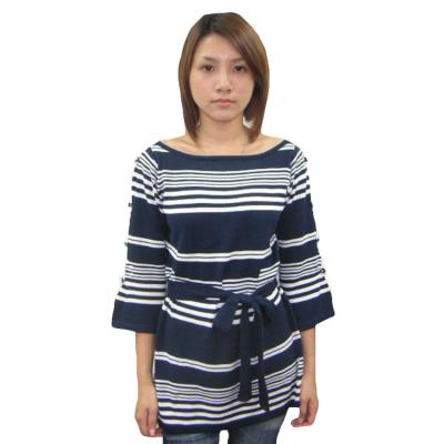 China Drop Shoulder Anti-pilling Cotton Acrylic Long Knitted Sweater for sale