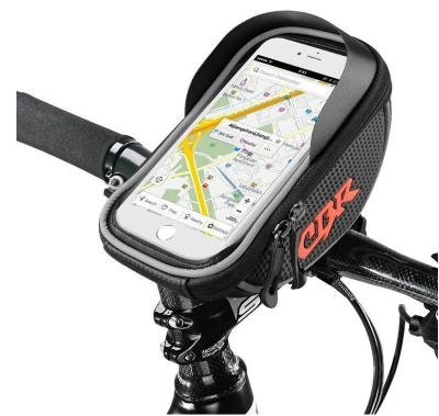 China Comfortable Bike Phone Front Frame Bag Waterproof Bicycle Phone Case Holder Cycling Top Tube Frame Bag for sale