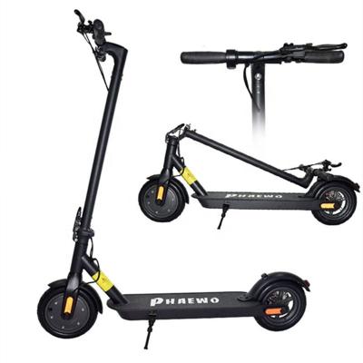 China UK Warehouse Drop Shipping Unisex Double Brake 35km Range 10.5ah Battery 8.5inch E Battery Waterproof Foldable Electric Scooter for sale