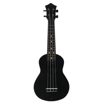 China New Plastic Factory Supply Natural Wooden Bass Acoustic Guitar Ukulele For Kids for sale