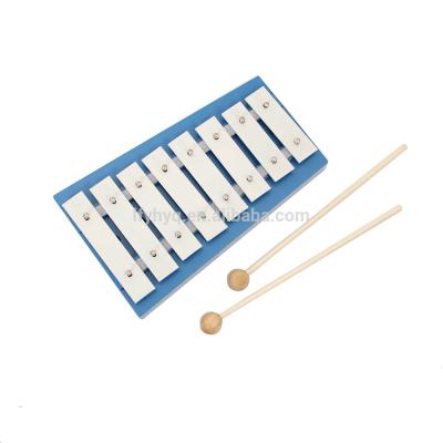 China Educational Toy Metal Xylophone Music Notes Piano Toy Kids Mini Piano Glockenspiel Toy for sale