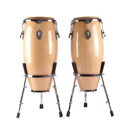 China Custom Sheepskin China Hot Sale Djembe Conga Drum Set Profession Wooden Percussion Instruments Conga Drum for sale