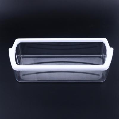 China Hotel Manufacturing Plastic Transparent Refrigerator Door Bin Replaces W21310304 Refrigerator Parts for sale