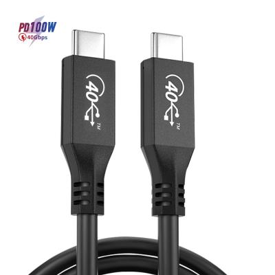 China 40Gbps Fast Speed ​​Dataroad USB-IF Certified OEM ODM 20v 5a 100w palladium cabo 40gbps full function usb4 fast data cable for macbook for sale