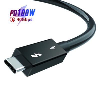 China Dataroad Laptop Certified Wholesale 100W USB C to USB C Cable 5K 40Gbps Audio and Video Transmission Thunderbolt 4 Cable for sale