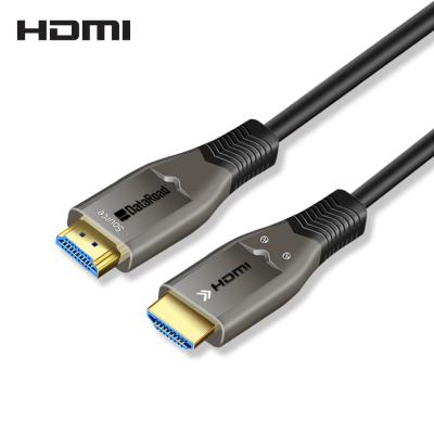 China HDTV Output Hot Sale 100M 4K@60Hz 2.0V 18Gbps Active Resolution Dataroad AOC Hdmi Fiber Optic Cable For HDTV HDR ARC for sale