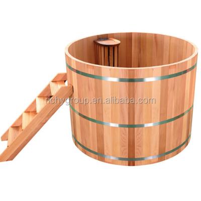 China Outdoor Spa Hot Air Massage Jet Tub with Cedar Wood Diameter 1650mm* H1000mm for sale