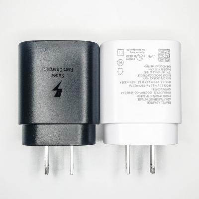 China Original Hardware Mobile Phone EP-TA800 25W US/EU/UK Charing 25W Usb c Wall Travel Adaptive Fast Charger For Samsung Galaxy s21 Note10 S10 for sale