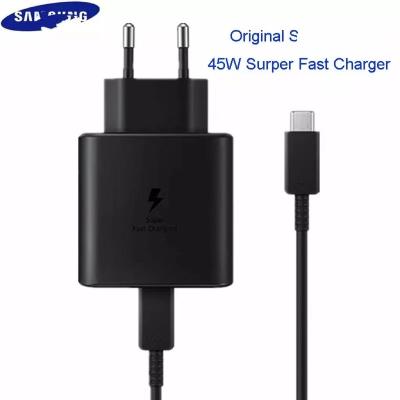 China Original ta845 45W Mobile Phone Fast Fast Charger Type C Adapter Cable For Samsung Galaxy Note 10 20 S20 plus S20 Ultra S21 A71 A80 A91 for sale