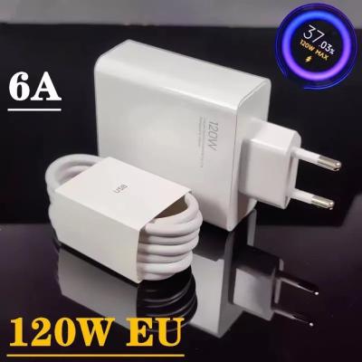 China Wholesale Original EU 6A Turbo Charging Mobile Phone Charger 120W Fast Charger Adapter For Xiaomi MI 12 Lite /11T Pro/12 Ultra/Mix 4/Redmi K50 Ultra for sale