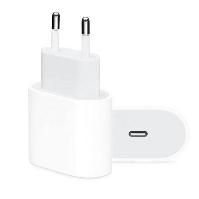 China Mobile Phone Wholesale US/EU Plug Palladium 20W Wall Mobile Phone Charger Charging USB-C Fast Portable Charger For Apple/iphone 11 12 Cable Charger for sale