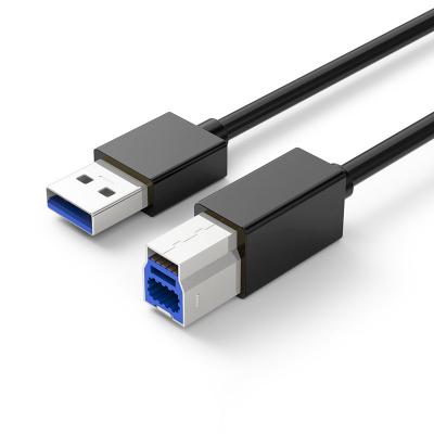 China Printer USB Printer Cable USB 3.0 Printing Cable Type A Male To B Male Extension Cable For Canon Epson HP Printer To Comp Black Jacket 1.8m for sale