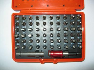 China Professional Security Screwdriver Bit Set PZ0 PZ1 PZ2 PZ3 In Portable Electric for sale