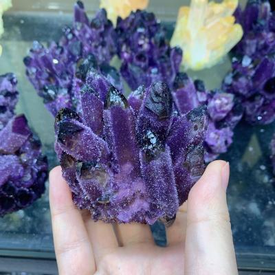 China China Wholesale High Quality Natural Amethyst Group Uruguay Amethyst Group Deep Healing Ornament for sale