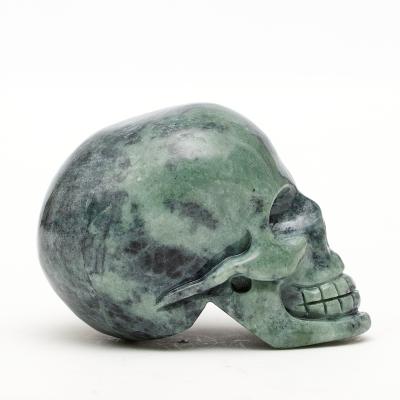 China China Wholesale Bulk Mini Crafts Natural Nam-Yang Jade Crystal Carving Skulls For Decor for sale