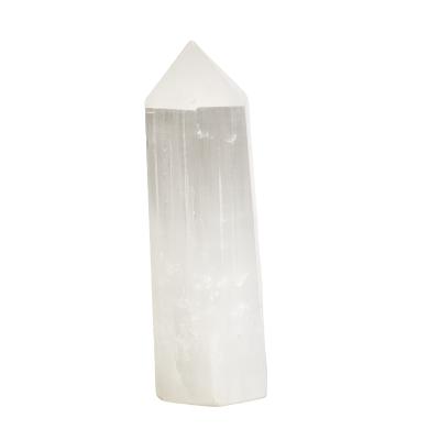 China Wholesale Natural Stones Crystal Craft Selenite Tower Rock Crystal Obelisks Healing Gemstone From China for sale