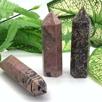 China Wholesale High Quality Natural China Obelisk Tower Magic Wand Red Stone For Healing Crystals for sale