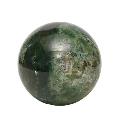 China Wholesale Natural Aquatic Sphere Moss Agate Quartz Crystals from China for sale