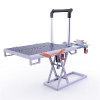 China Small Flexible Cargo Mobile Hydraulic Lift Material Handling Platform Customized for sale