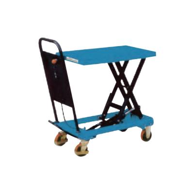 China Heavy Duty Manual Scissor Mobile Lift Table Equipment 125KG-500KG for sale