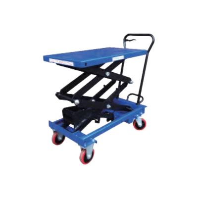 China Portable Elevating Scissor Mobile Lift Table Movable Trolley Custom for sale