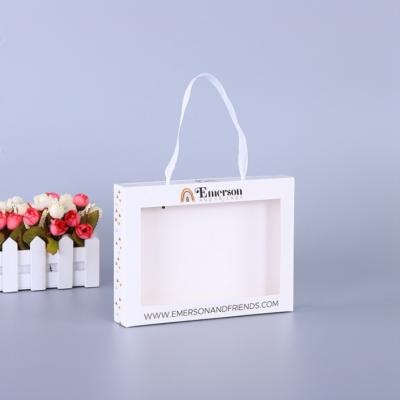 China Recyclable Custom Recycled White Craft Gift Mini Package Recycled Paper Box for sale