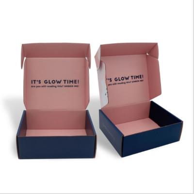 China Recyclable Custom Cheap Folding Corrugated Paper Boxes Paper Box Packaging With Logo for sale