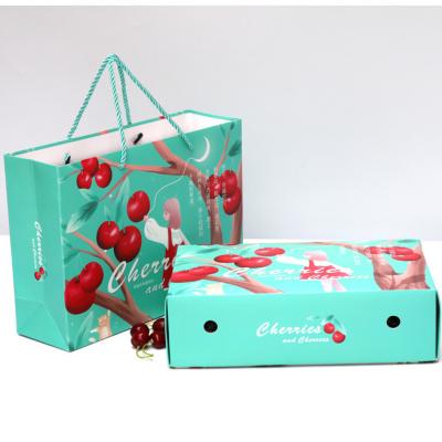 China Recyclable Custom Fruit Package With Window For Sale Foldable Box Whole Sale for sale