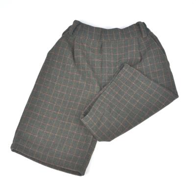 China Longxi Kid's Clothing Breathable Plaid Print Pants Good Quality Shorts Kids Sports Tracksuit For Kids Pants for sale