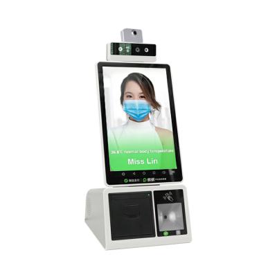 China Best price high quality 10.1inch biometrics temperature measuring device face payment machine for sale