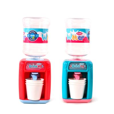 China Plastic Water Dispenser Simulation Mini Appliances Set Plastic Toys Kids Water Dispenser For Girls for sale