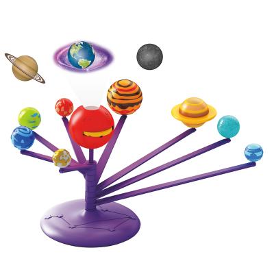 China Planet Toy Planet Toy Projection Space Explorer Rotating Educational Fantastic Coloring Toys Set For Children for sale