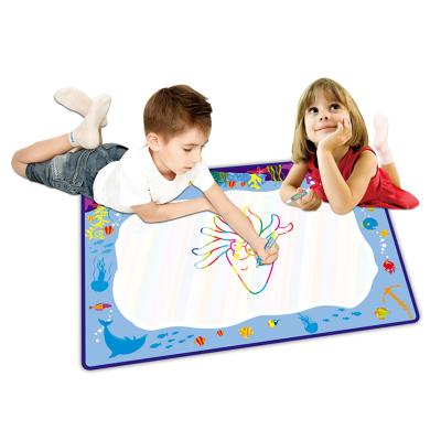 China Educational Doodle Mat Drawing Water Floor Educational Games DIY Kids Drawing Toys with 26 Letters and Pens for sale