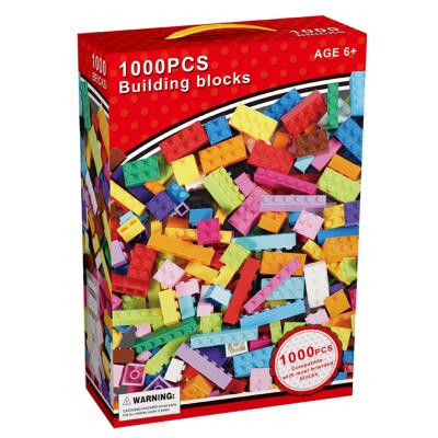 China Educational Mini 1000 Pcs Children Building Block Educational DIY Plastic Blocks For Children for sale